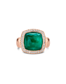 inel Tirisi Jewelry Milano din aur 18 kt cu diamante si smarald TR9361-1EM-P
