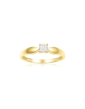 inel de logodna aur 14 kt bouquet cu diamante Q19242