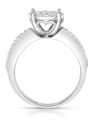 inel de logodna aur 14 kt bouquet pave cu diamante RG068421-114-W