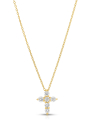 colier aur 18 kt cruce cu diamante N2227-Y