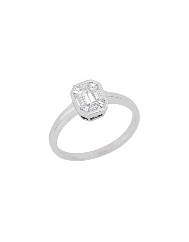 Inele de logodna Vida Essential Diamonds AM25728Q-WD8WP-MS
